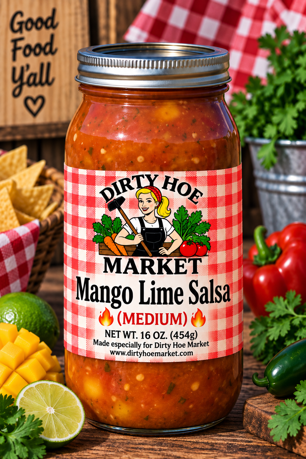 Dirty Hoe Market Mango Lime Salsa
