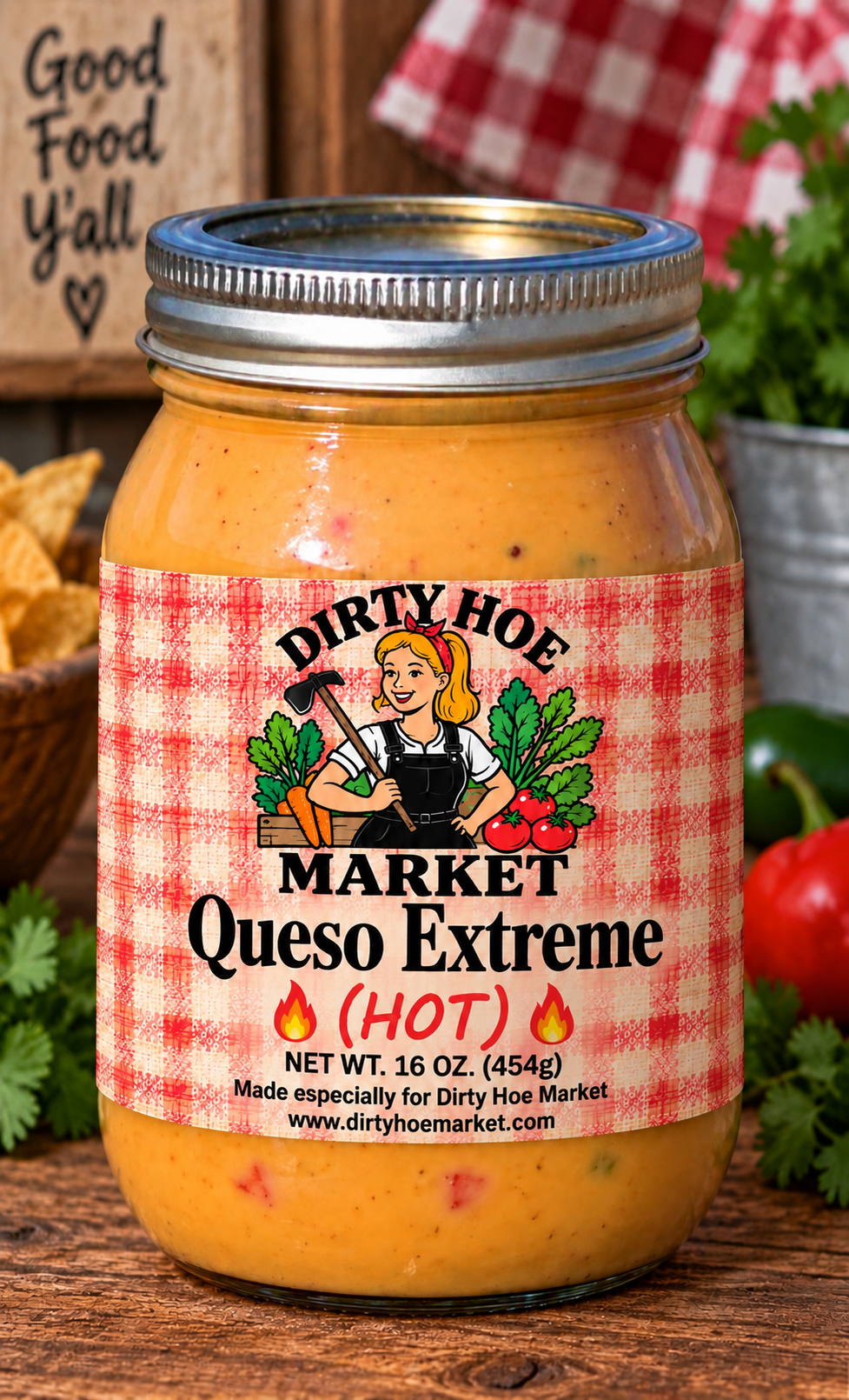 Dirty Hoe Market Queso Extreme